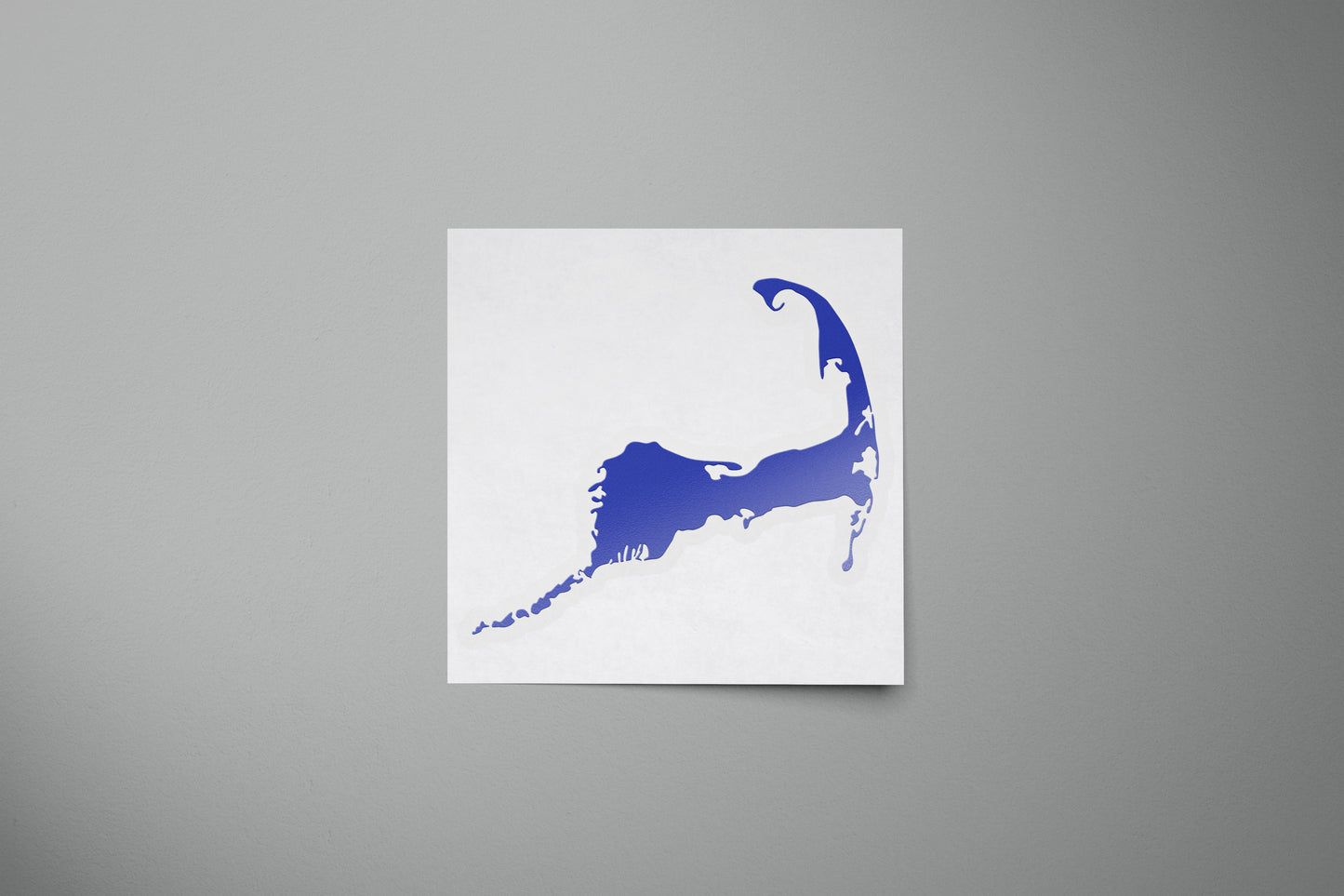 Detailed Cape Cod Vinyl Sticker