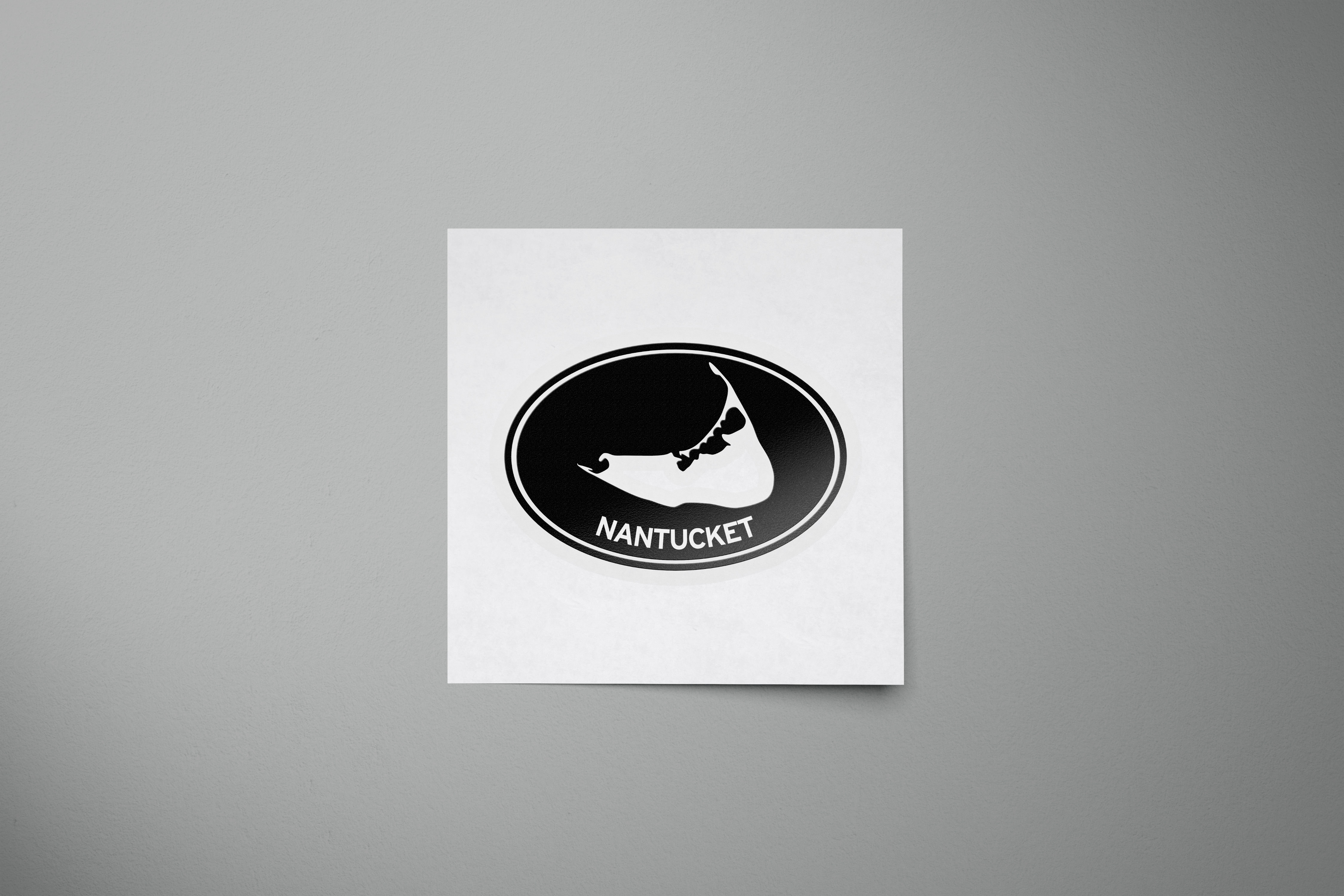 Nantucket Euro Cutout Sticker