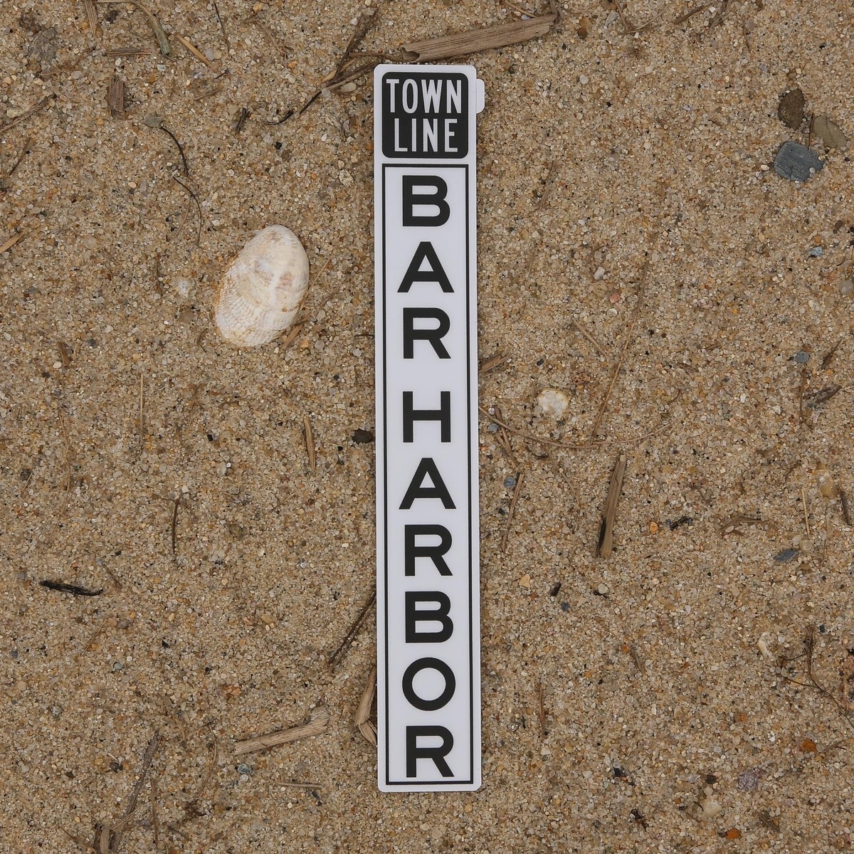 Bar Harbor Maine Town Line Sticker