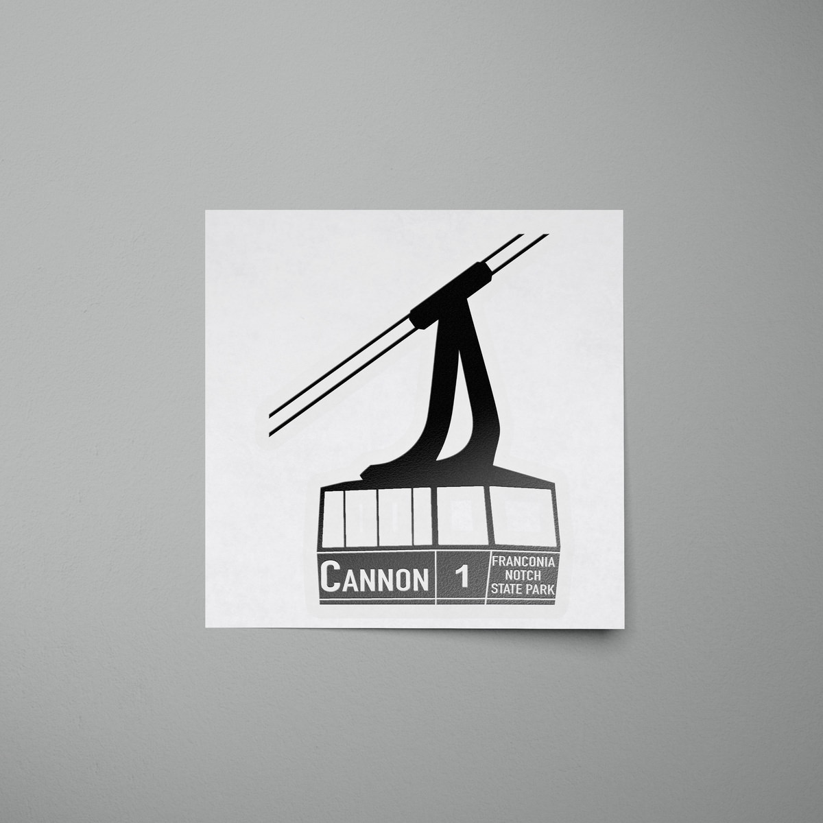 Cannon Tram Sticker main image