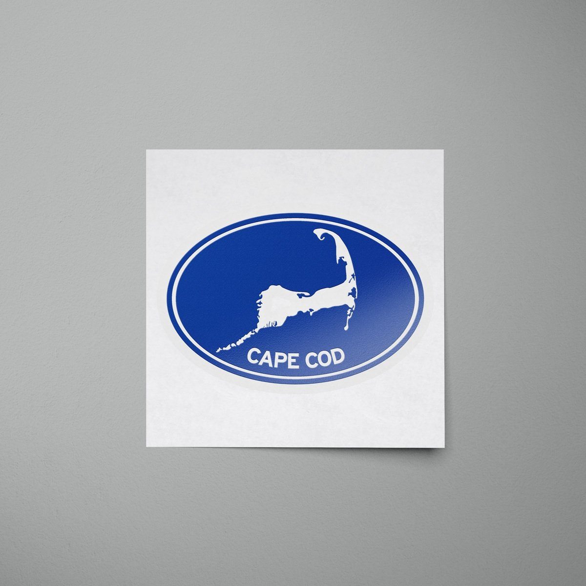 Cape Cod Euro Cutout Sticker