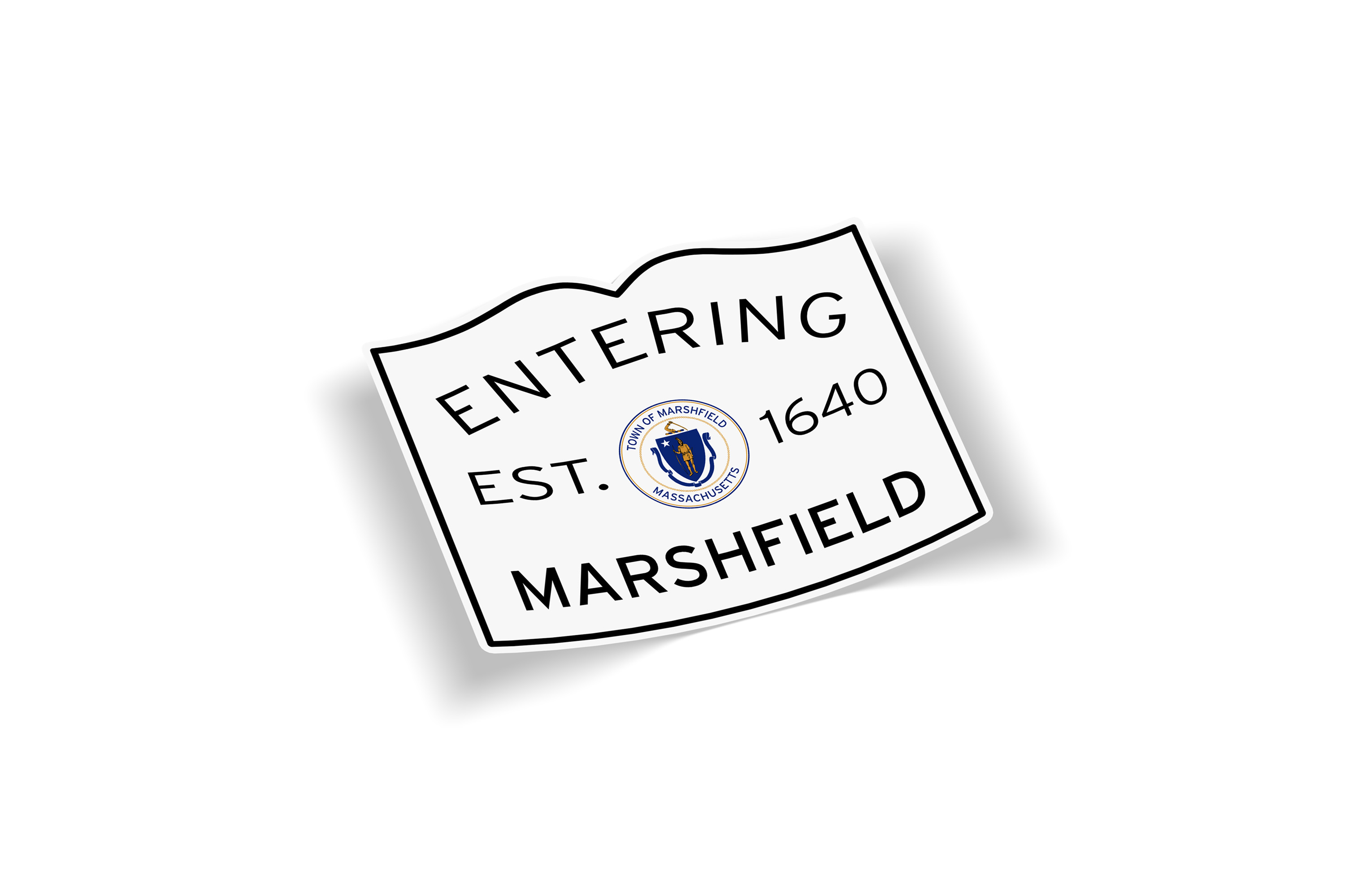 Entering Marshfield Sticker