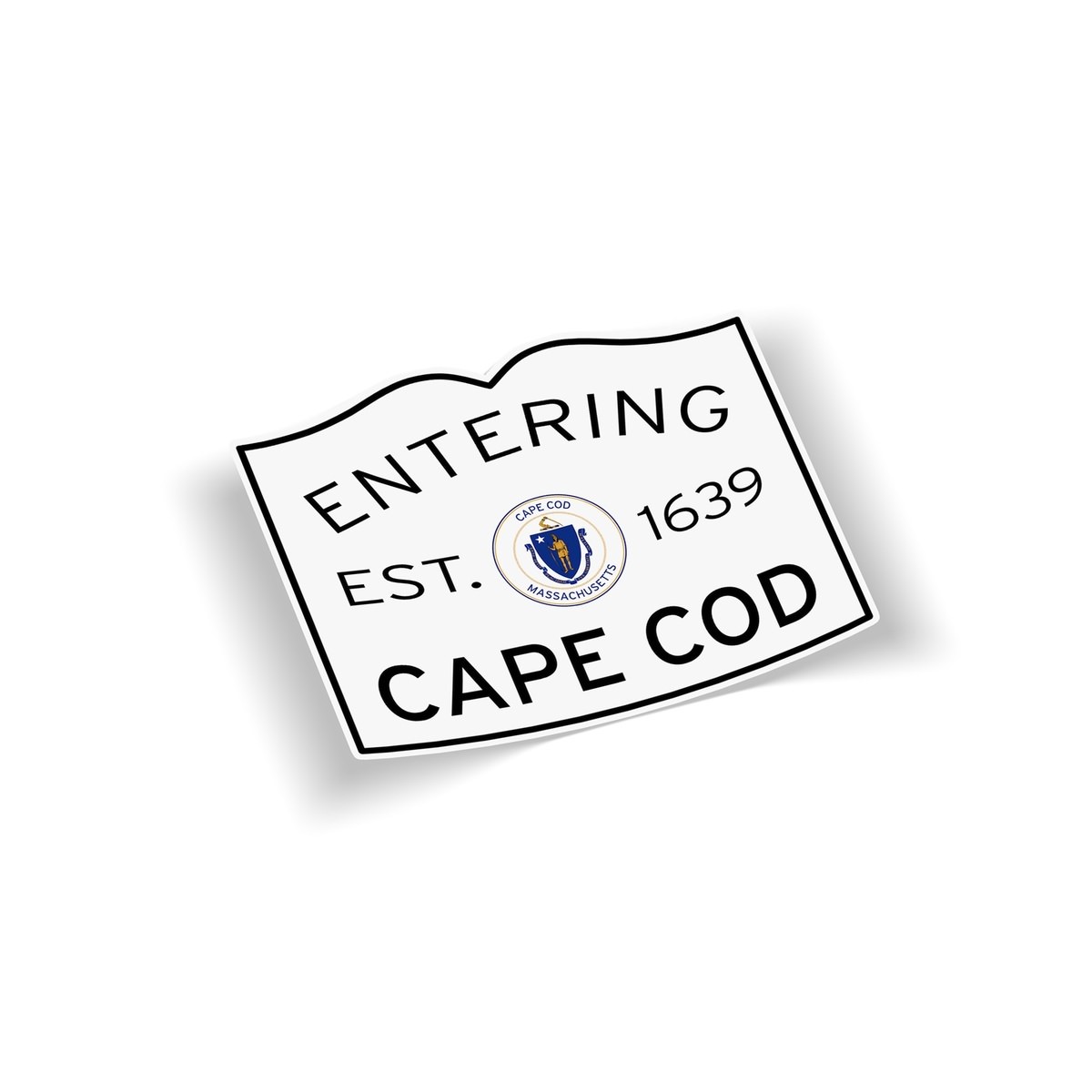 Entering Cape Cod Sticker