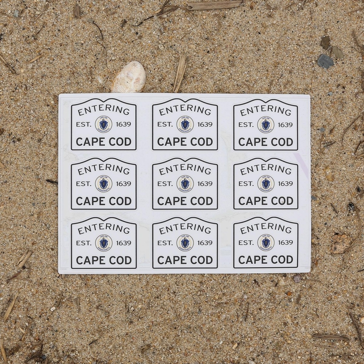 Entering Cape Cod Sticker Sheet