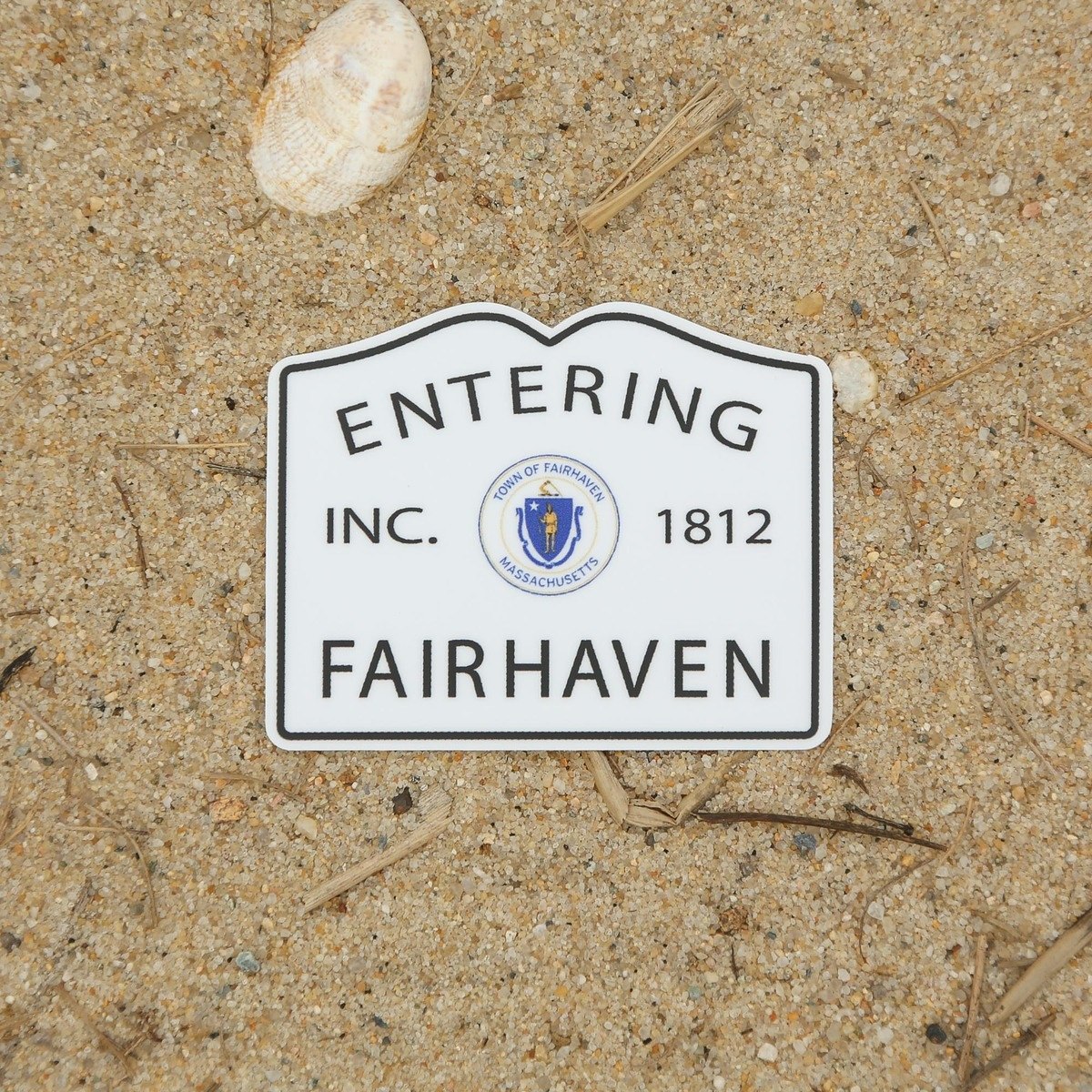 Entering Fairhaven Sticker main image