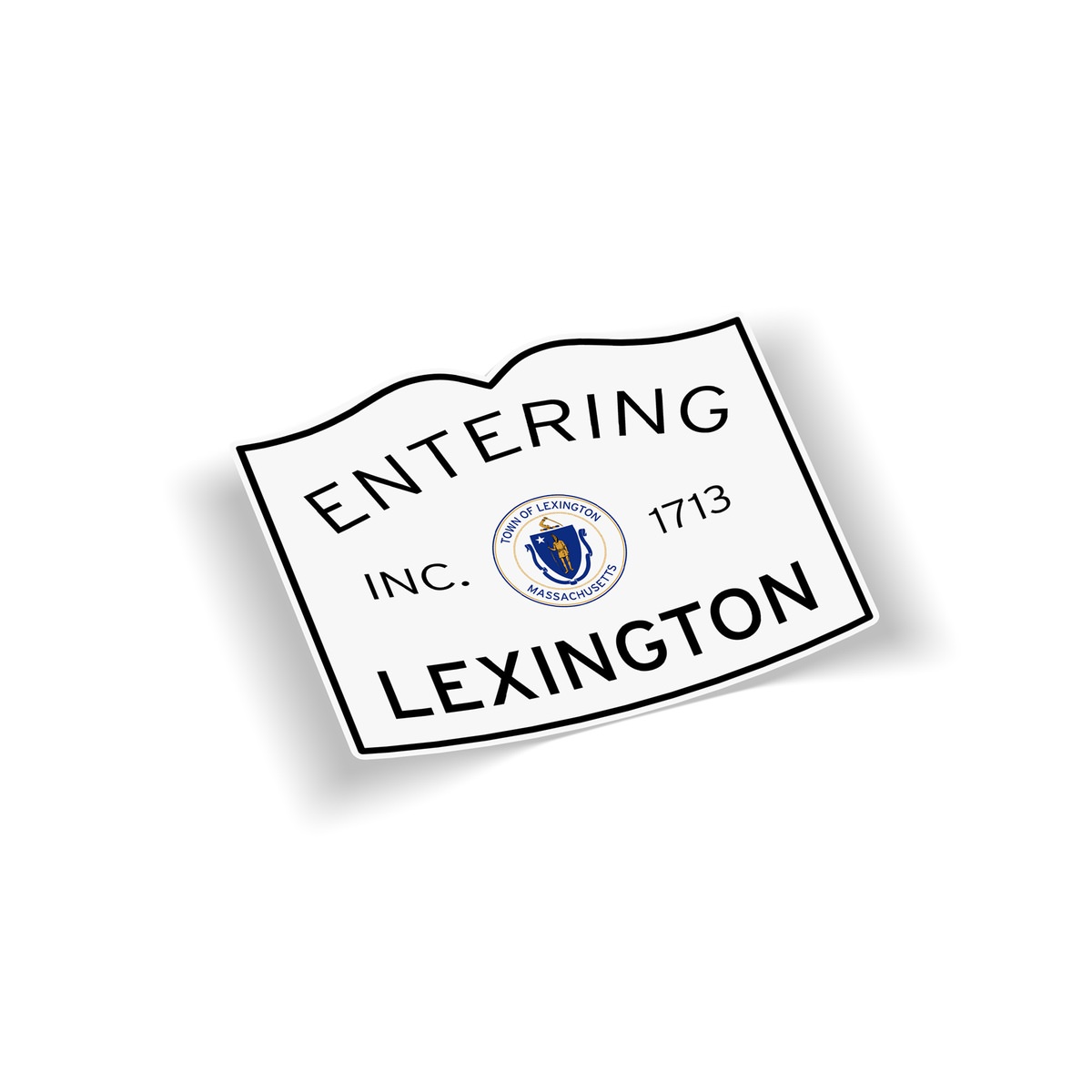 Entering Lexington Sticker