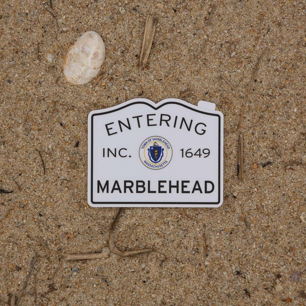 Entering Marblehead Sticker