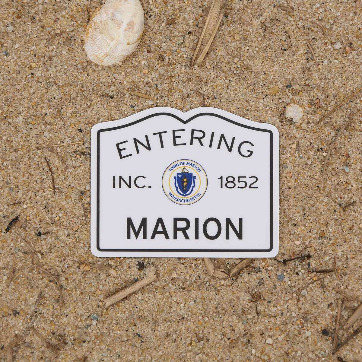Entering Marion Sticker