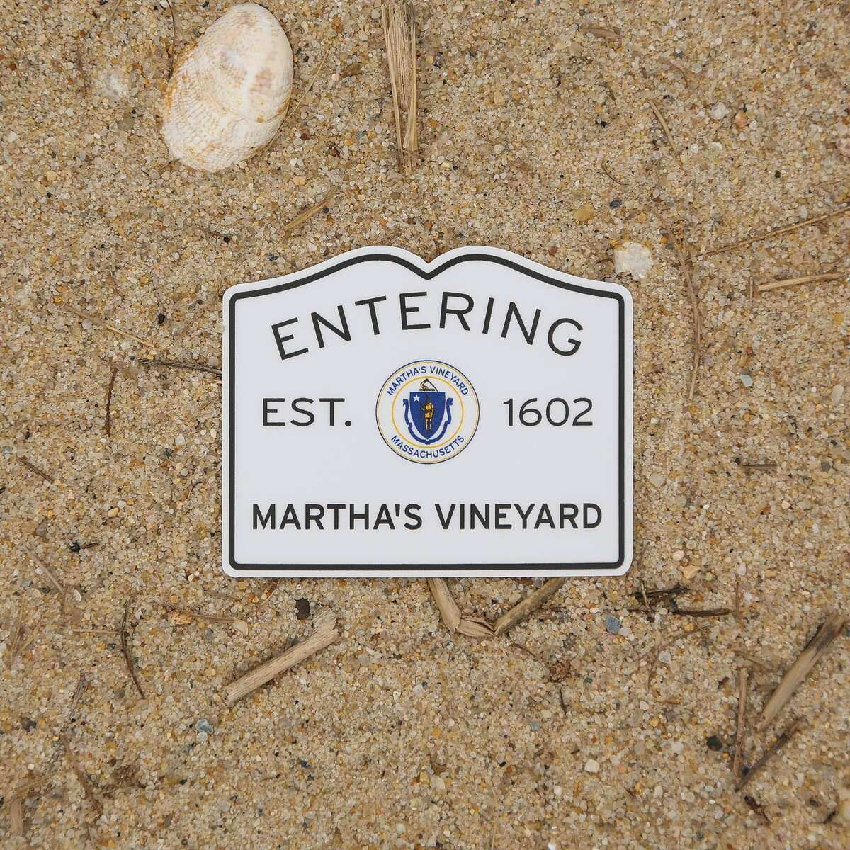 Entering Martha's Vineyard Sticker