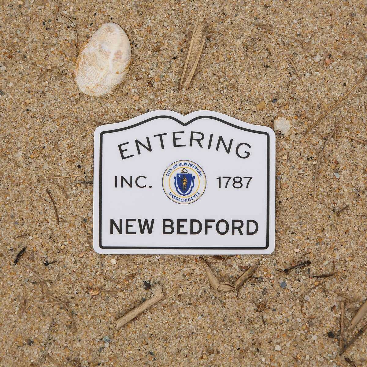 Entering New Bedford Sticker