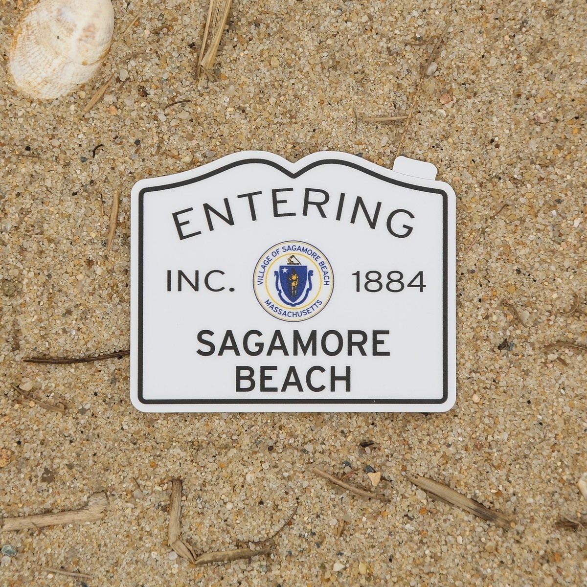 Entering Sagamore Beach Sticker