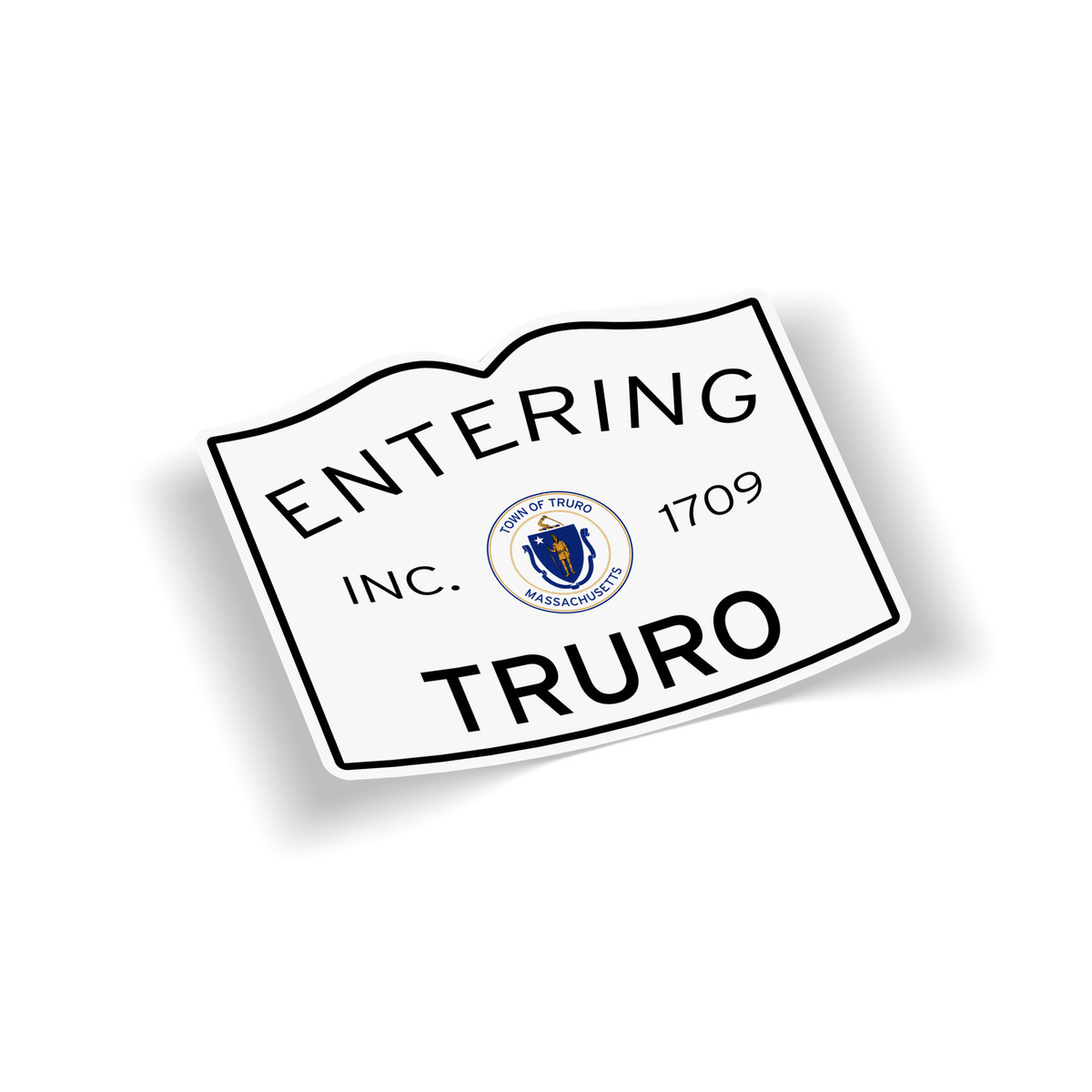 Entering Truro Sticker
