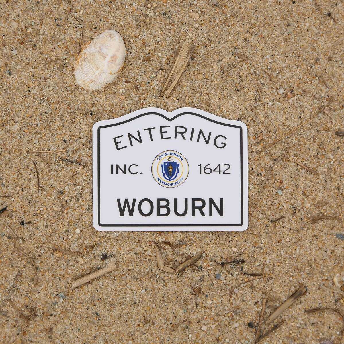 Entering Woburn Sticker