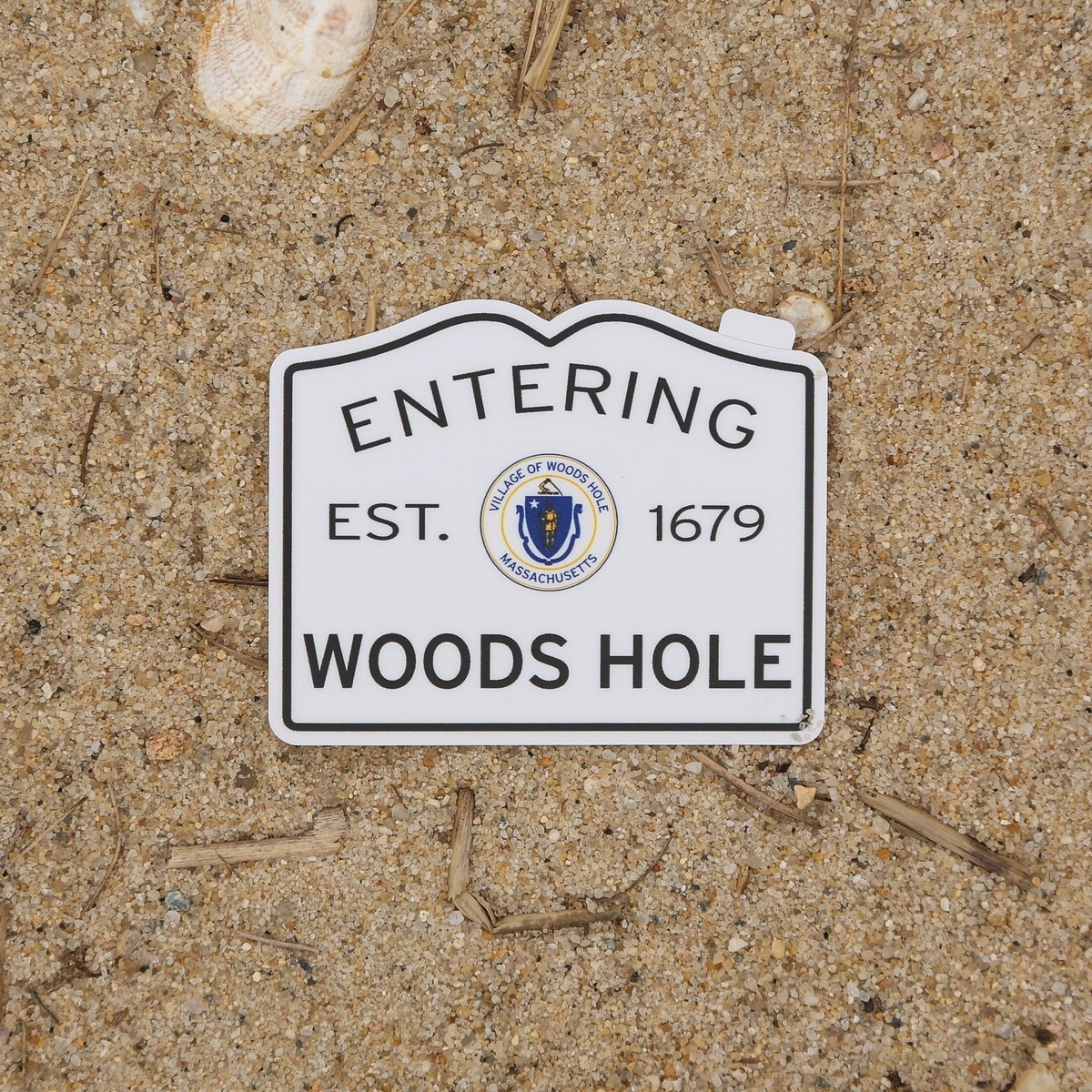 Entering Woods Hole Sticker