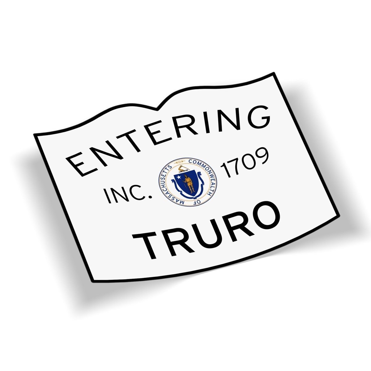 Entering Truro Sticker