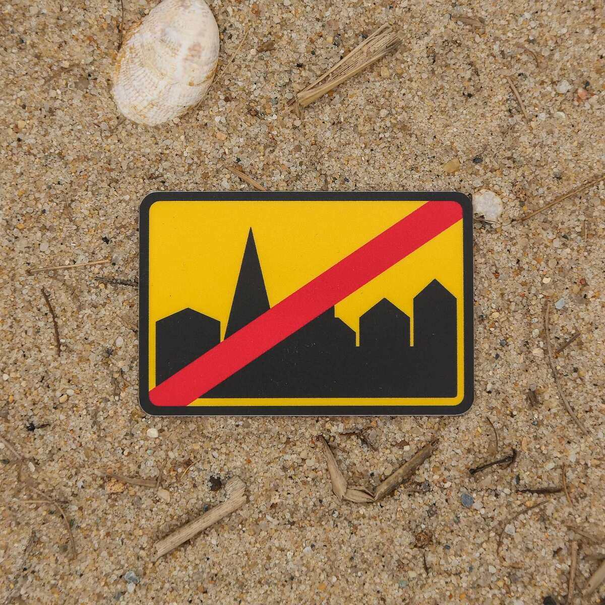 Iceland Leaving Town Sticker