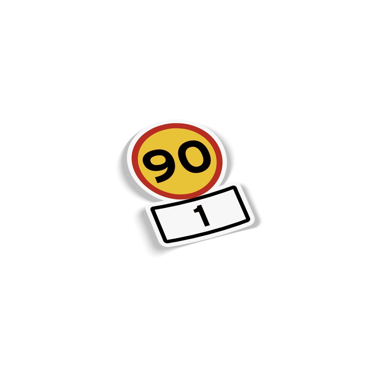 Iceland Route 1 Ring Road Sticker