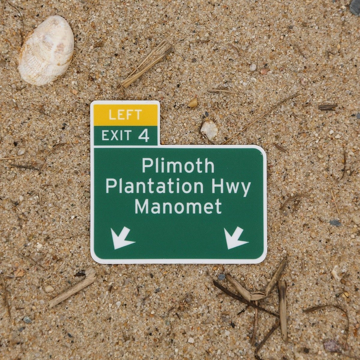 Route 3 Exit 4 Manomet Sticker