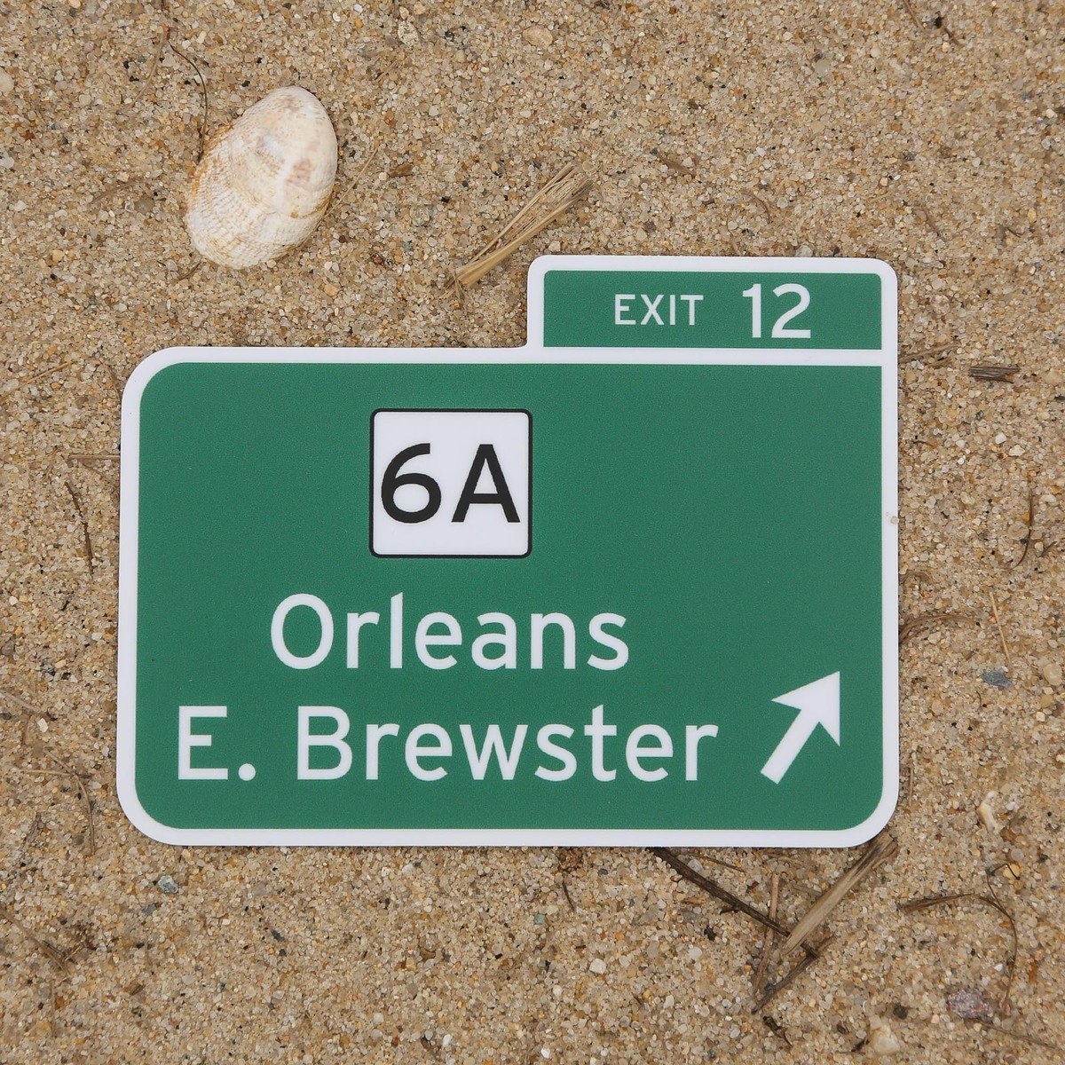 Cape Cod Route 6 Exit 12 Sticker