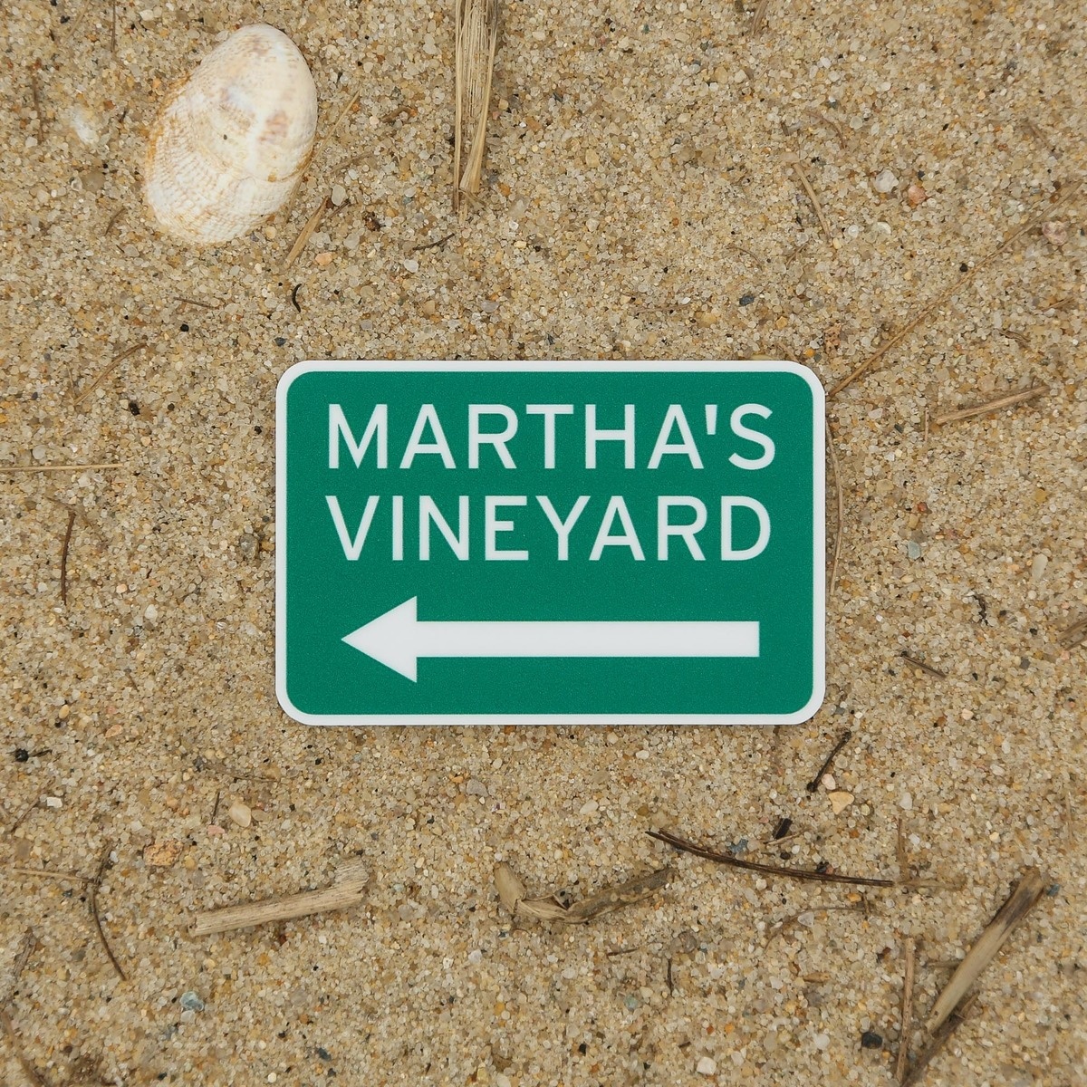 Martha's Vineyard Arrow Sign Sticker