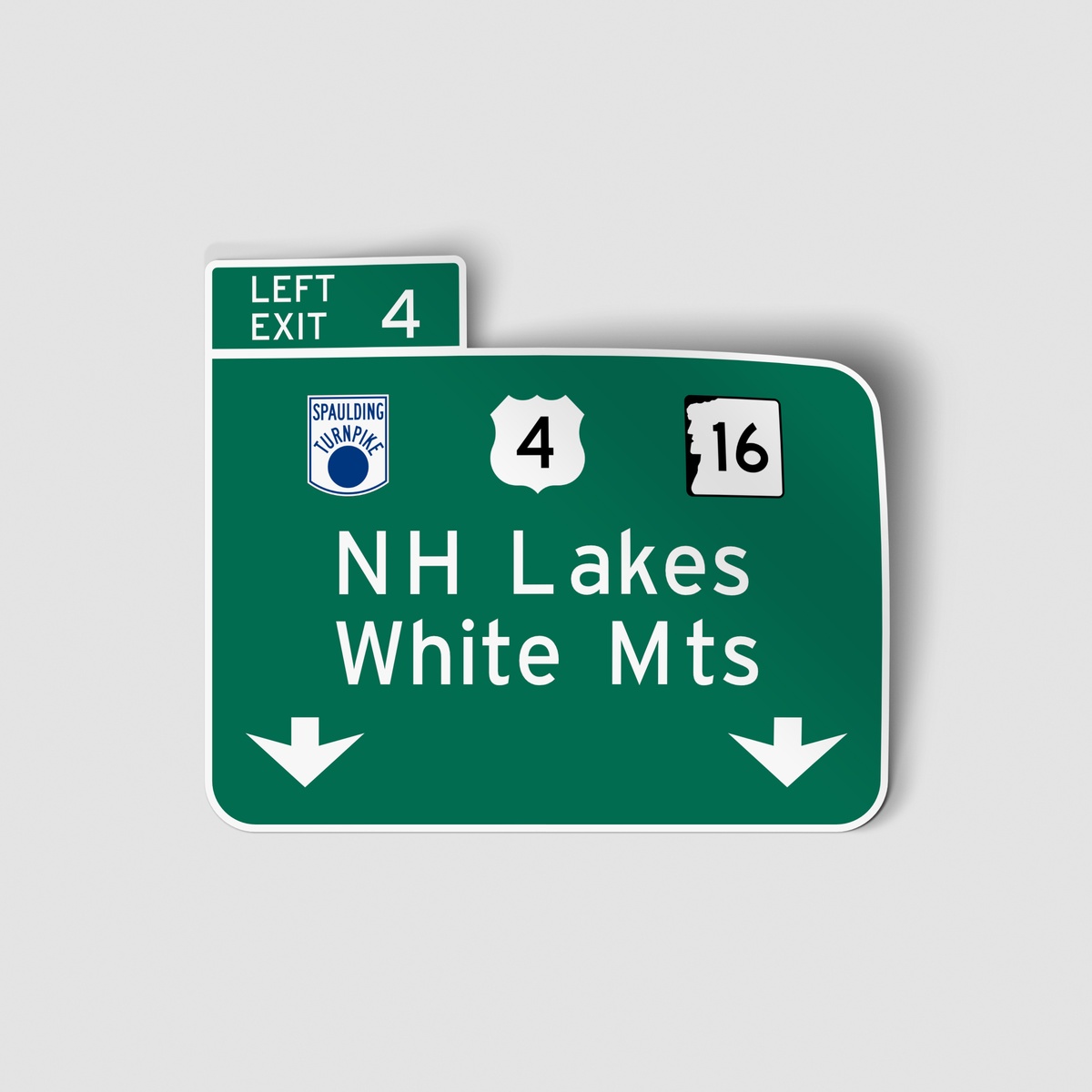 New Hampshire Lakes and White Mountains Magnet