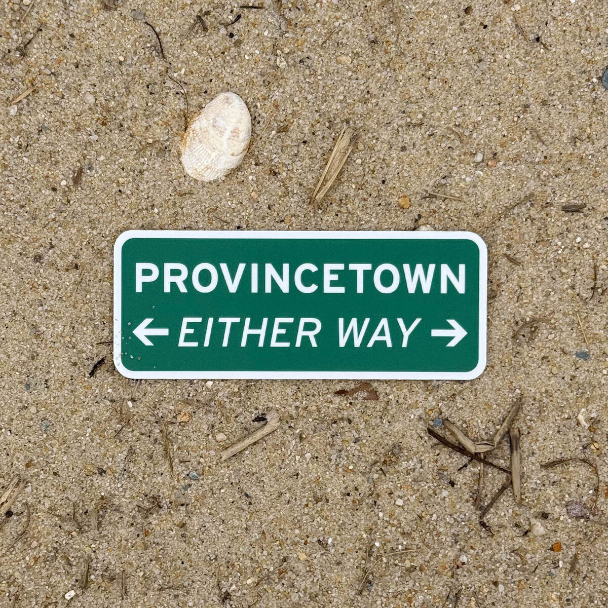 Provincetown Either Way Sticker