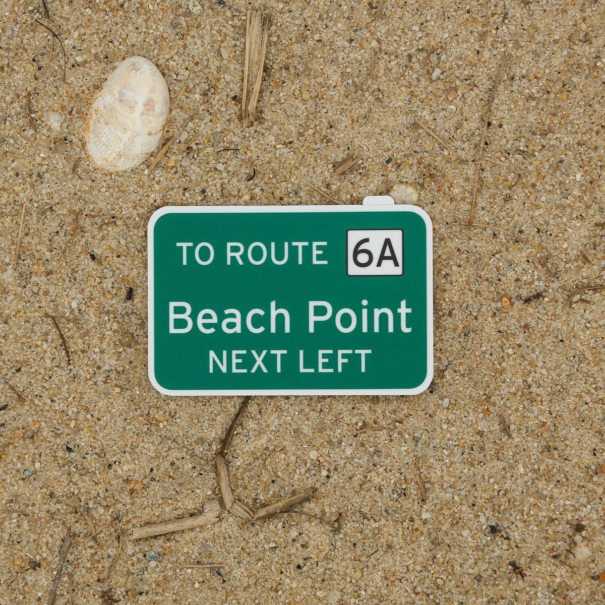 Beach Point Truro Sticker – Route 6 Highway Sign Decal