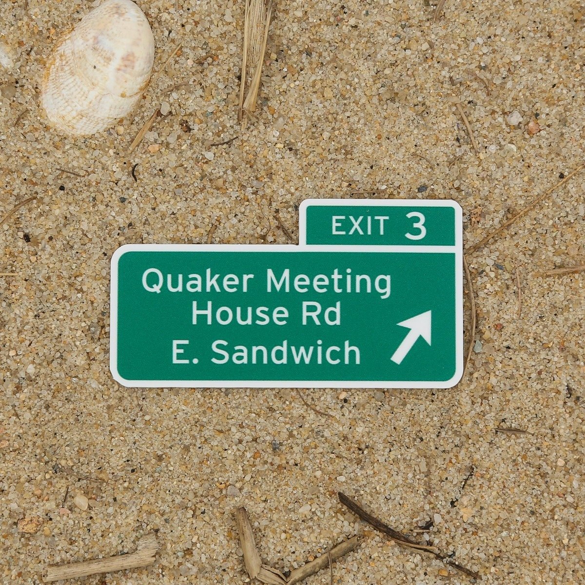 Cape Cod Route 6 Exit 3 Sticker