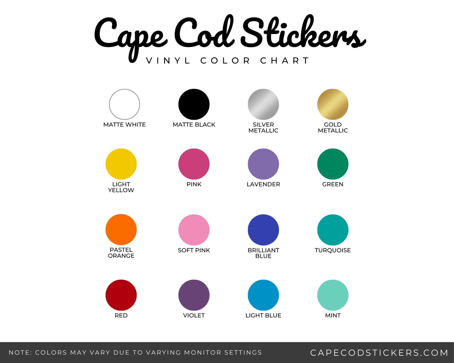 Classic Cape Cod Vinyl Sticker