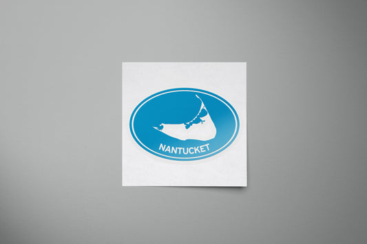 Nantucket Euro Cutout Sticker