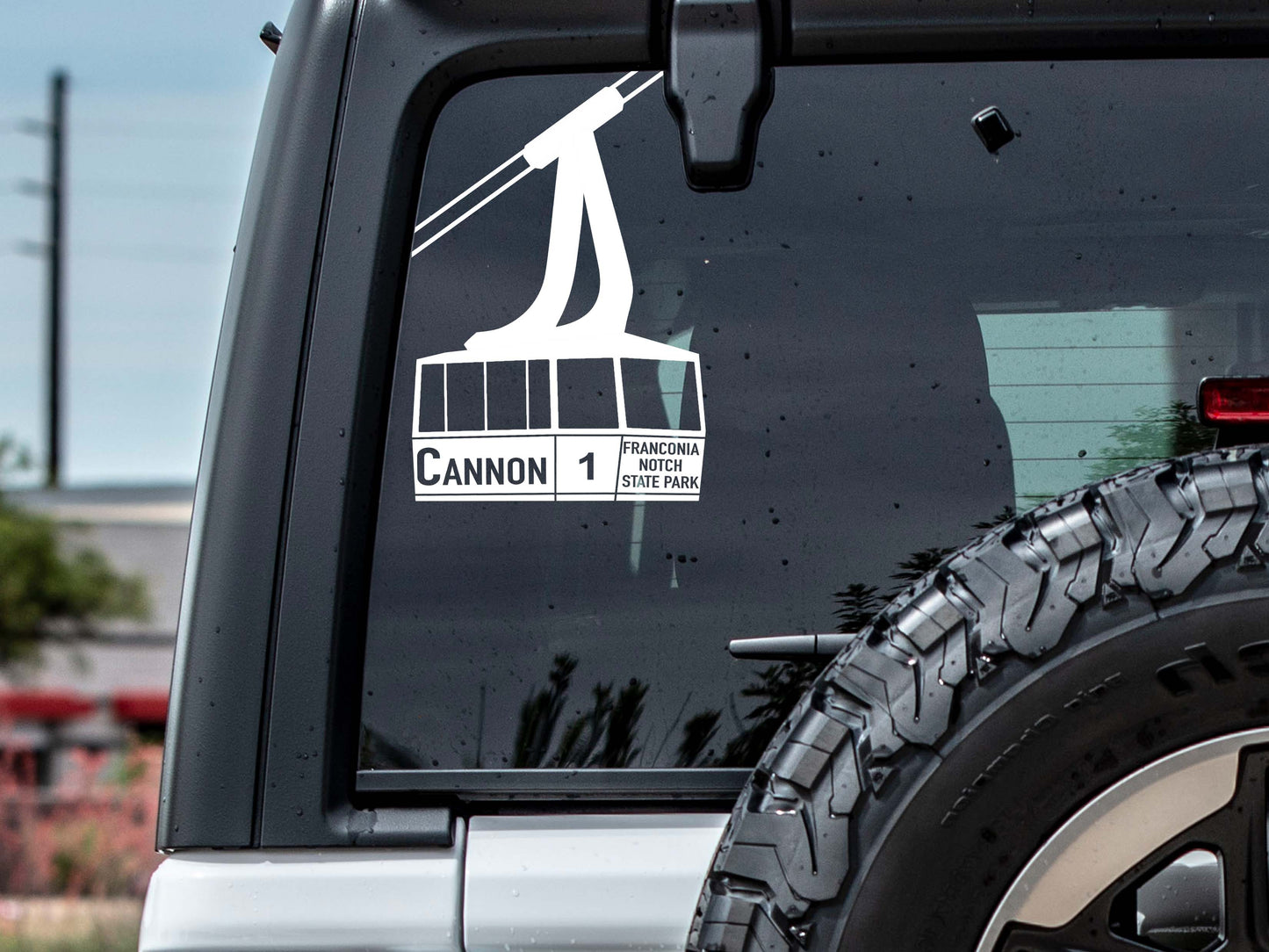 Cannon Mountain Tram Vinyl Sticker