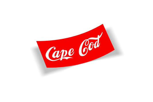 Cape Cod Script Sticker