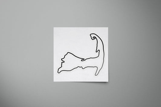 Cape Cod Outline Vinyl Sticker