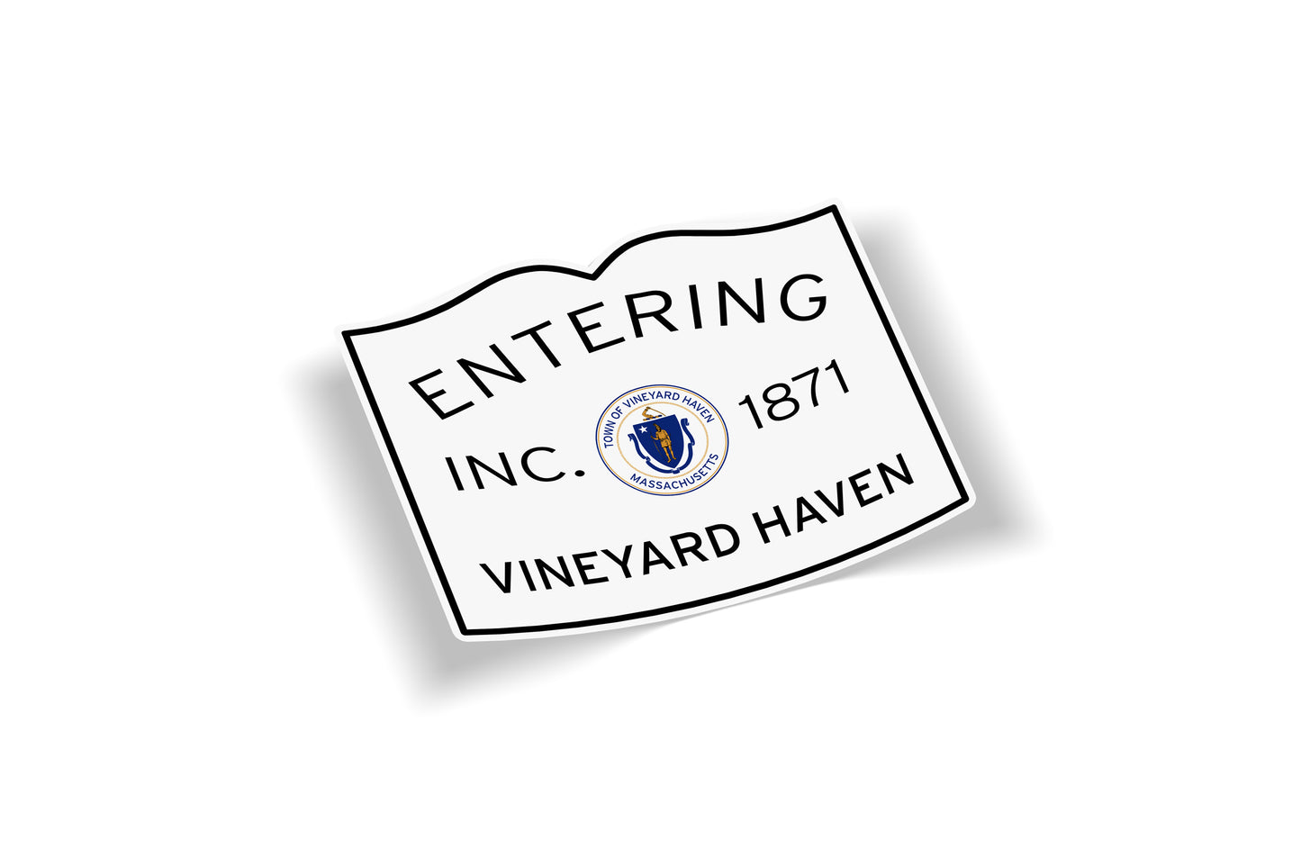 Entering Vineyard Haven Martha's Vineyard Sticker