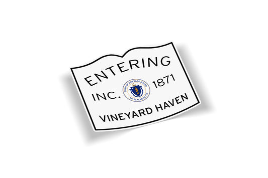 Entering Vineyard Haven Martha's Vineyard Sticker