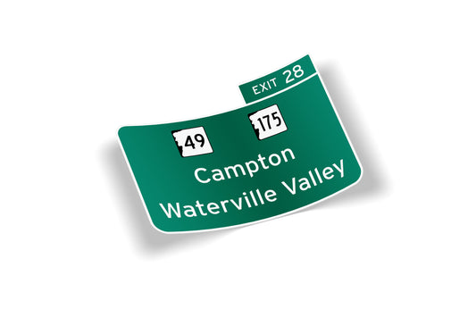 Waterville Valley I-93 Exit 28 Bumper Sticker