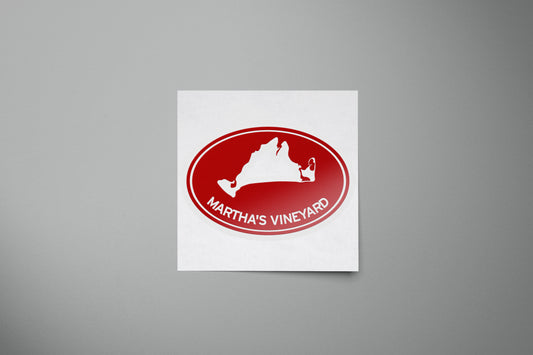 Martha's Vineyard Euro Cutout Sticker