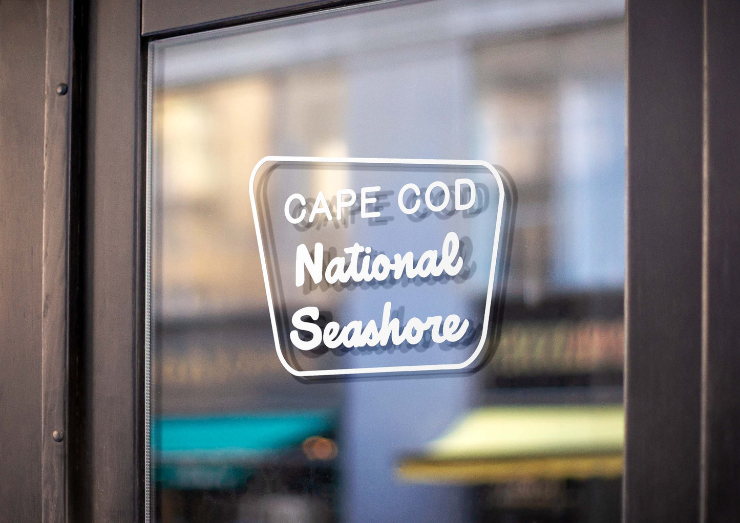 Cape Cod National Seashore Entrance Sign Cutout Vinyl Sticker