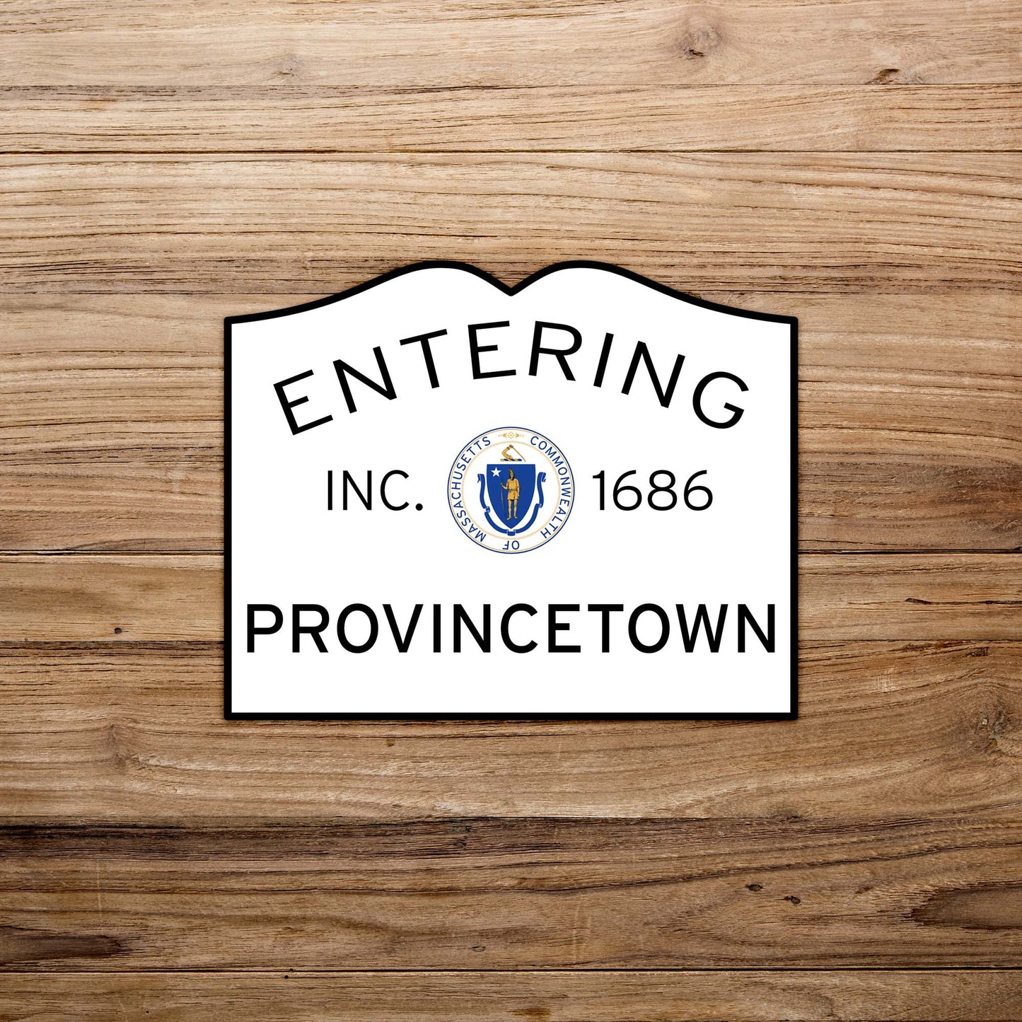 Entering Provincetown Vinyl Sticker