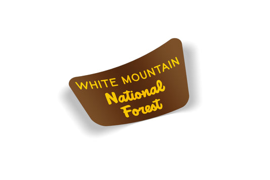 White Mountain National Forest 5x3 Waterproof Vinyl Sticker